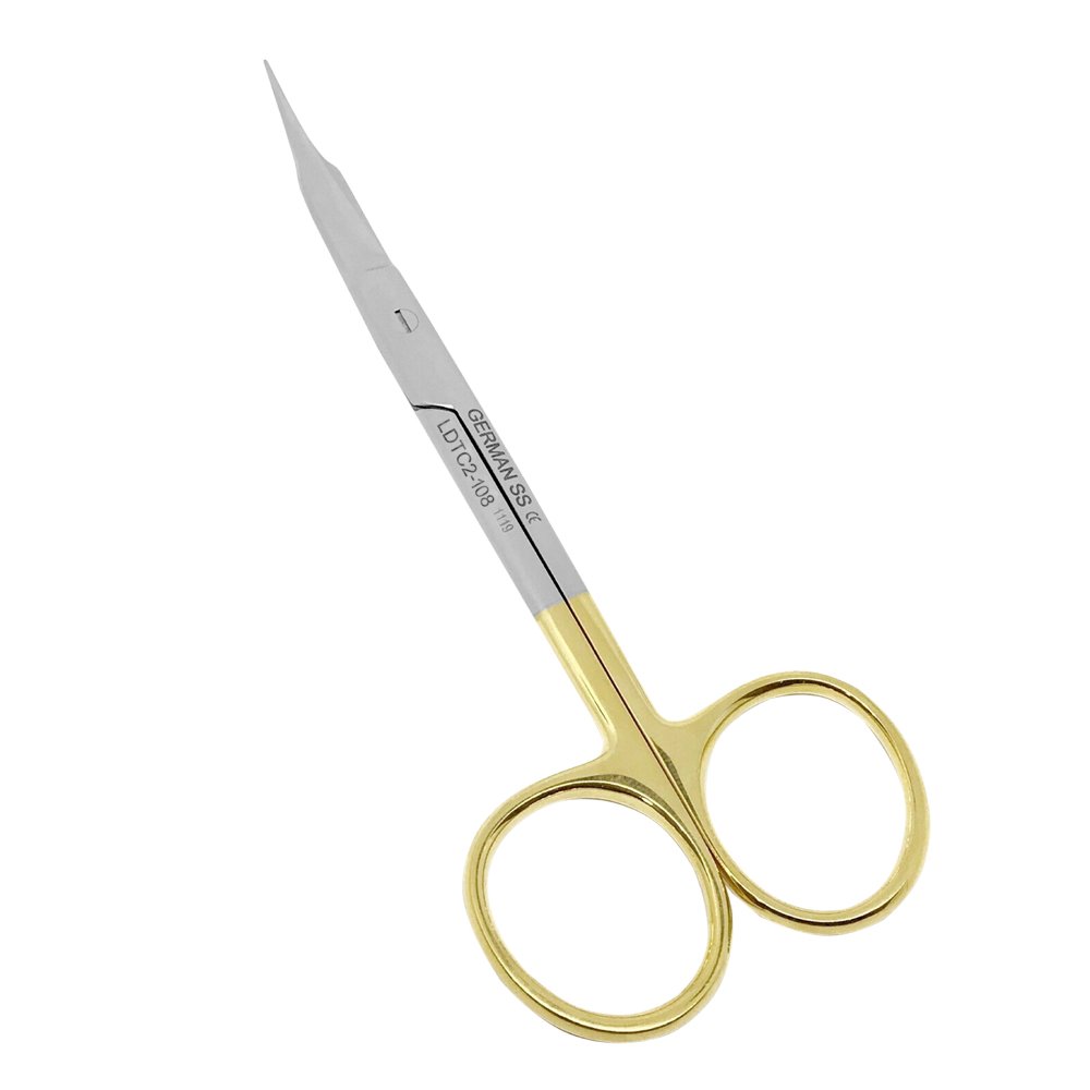 Fox Scissors Goldman-Fox Scissors 13cm Curved TC - lenoxinstruments.com