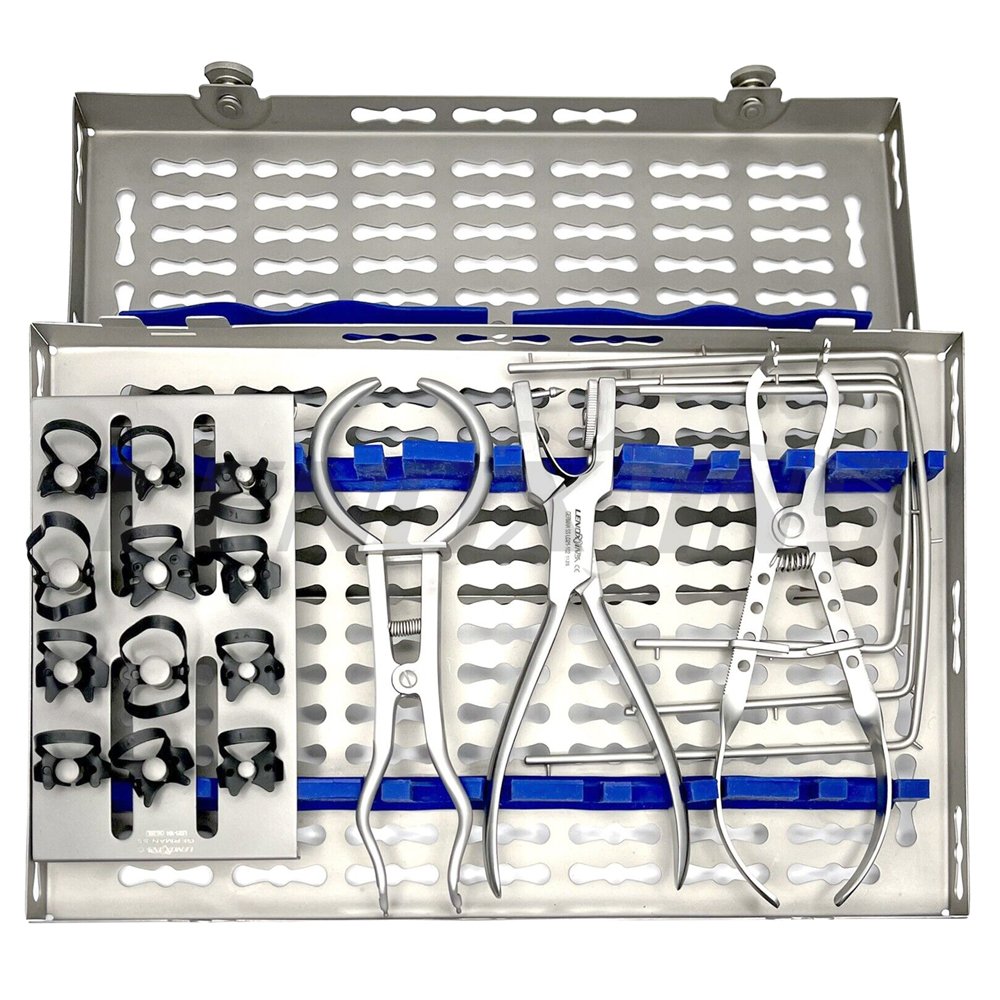Rub Rod Instrument Rubber Dam Instruments Set: Complete Dental Kit by Lenox