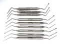 New Lucas X Bone Curettes Set Of 9 Micro Serrated