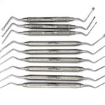 New Lucas X Bone Curettes Set Of 9 Micro Serrated