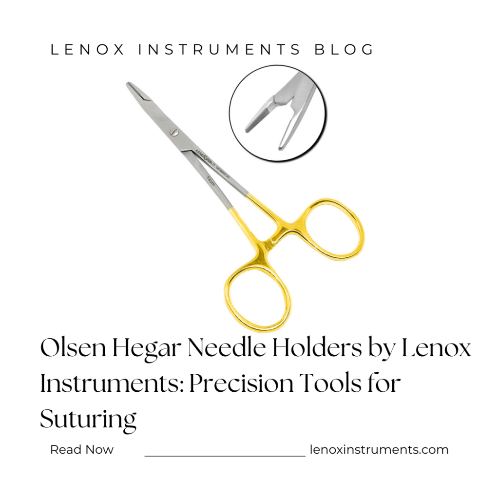 Olsen Hegar Needle Holders by Lenox Instruments: Precision Tools for Suturing