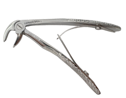 Pedo Extracting Forceps English Pattern Klein #6 – Lower Molars, Spring Handle