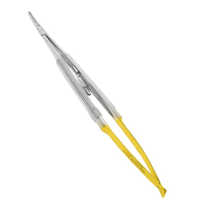 Castroviejo Needle Holders 14cm TC Curved - Image 3
