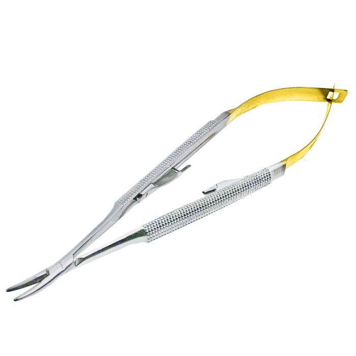 Castroviejo Needle Holders 14cm TC Curved - Image 4