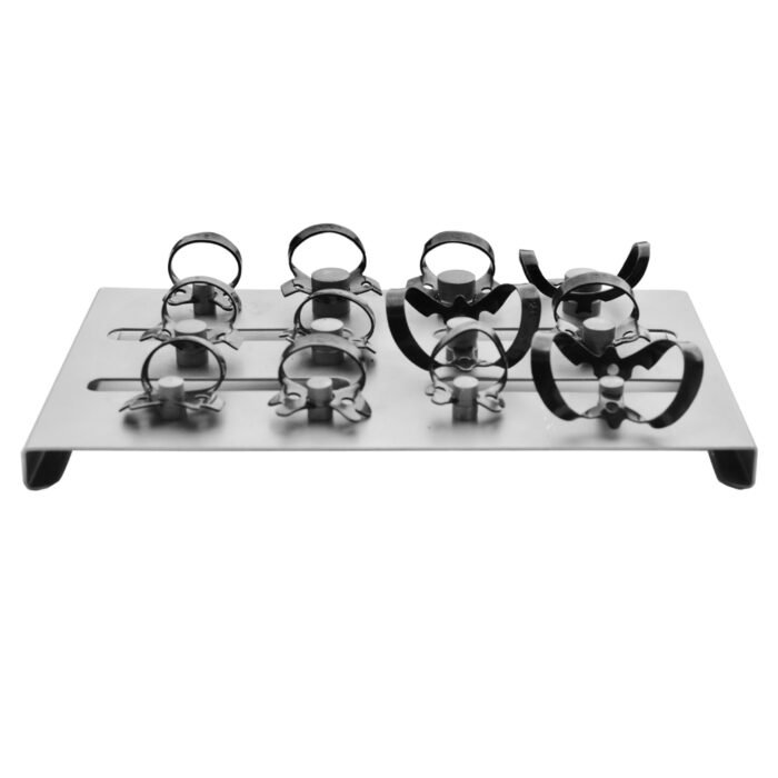 Black Rubber Dam Clamps Kit 12PCS - Image 3