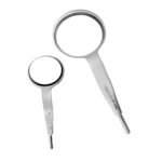 Double-Sided Dental Mouth Mirrors Front Surface #5 Pack of 5
