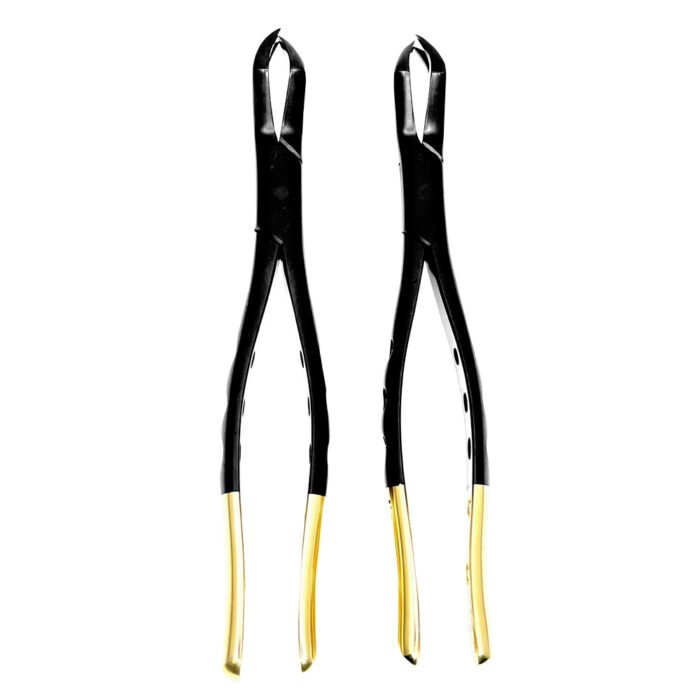 Extracting Forceps Set Fig. 88R - 88L Upper Molars BLACK-GOLD - Image 1