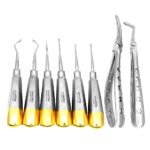 SPADE ROOT TIP KIT - 6 Elevators and 2 Root Forceps