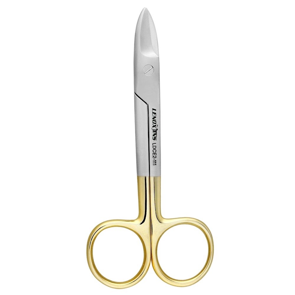 LDTC2-111-Beebee-Crown-Scissors-110mm-Saw-edge-Straight-Copy.jpg Lenox Instruments Beebee Crown Scissors 110mm - Image 2