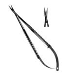 Micro Spring Scissors 18cm Curved TC