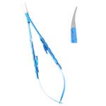 Micro Castrovijo Needle Holder Curved 16cm Titanium