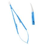 Titanium Micro Castrovijo Needle Holder Curved 18cm