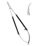 Surgical Micro Tissue Scissors 45° CVD TC - 17cm