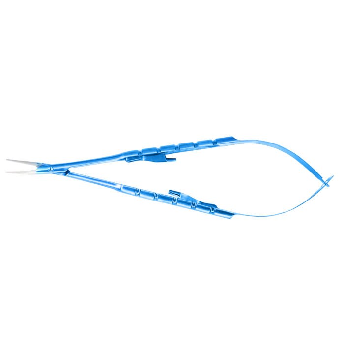 Micro Castrovijo Needle Holder Curved 16cm Titanium - Image 4