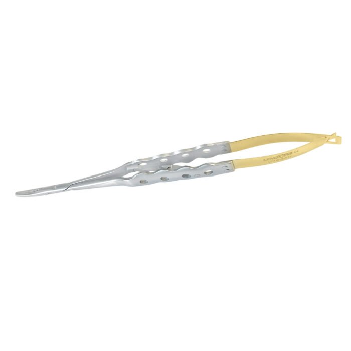 Castro-Viejo Needle Holder Twist Joint, Curved 16cm TC - Image 3