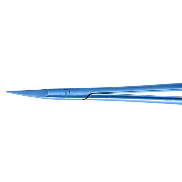 Micro Scissors Castroviejo 17cm Curved Titanium - Image 2