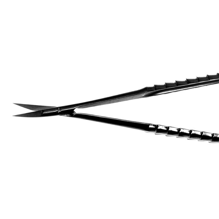 Micro Spring Scissors 18cm Curved TC - Image 2