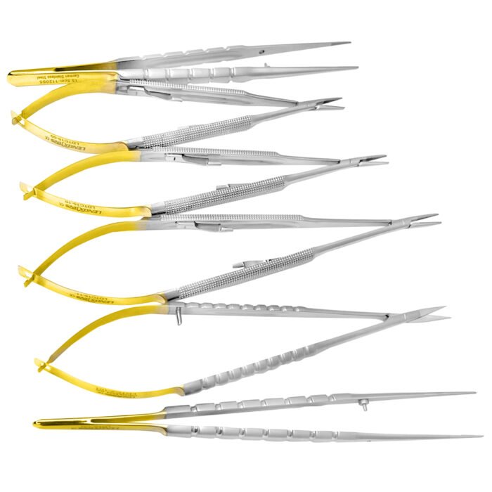 Micro Surgery Needle Holders-Scissors-Forceps Collection Set STR - Image 2