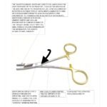 Olsen-Hegar Needle Holder With Scissors TC 14cm - Image 4