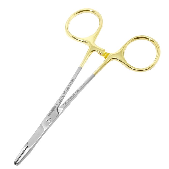Olsen-Hegar Needle Holder with Scissors TC 12cm - Image 5