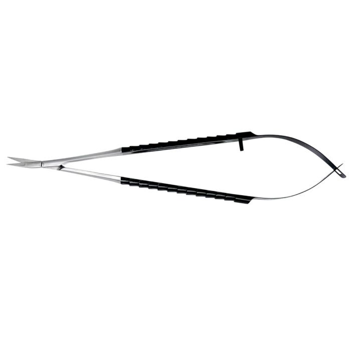Surgical Micro Tissue Scissors 45° CVD TC - 17cm - Image 3