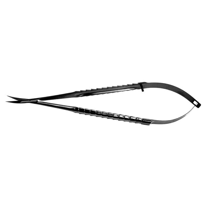 Micro Spring Scissors 18cm Curved TC - Image 4