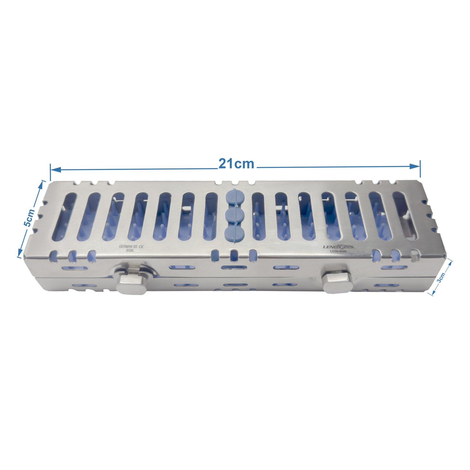 LD3-4096 STAINLESS STEEL CASSATTE SILICON copy 2 Cassette Silicone Padded - Small - Image 1