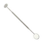 Double ended stainless steel dental mirror handle
