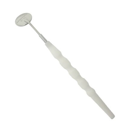 White Plastic Mirror Handle Reg lightweight dental handle