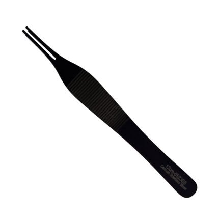 Micro Adson Double Point Black Coated Forceps