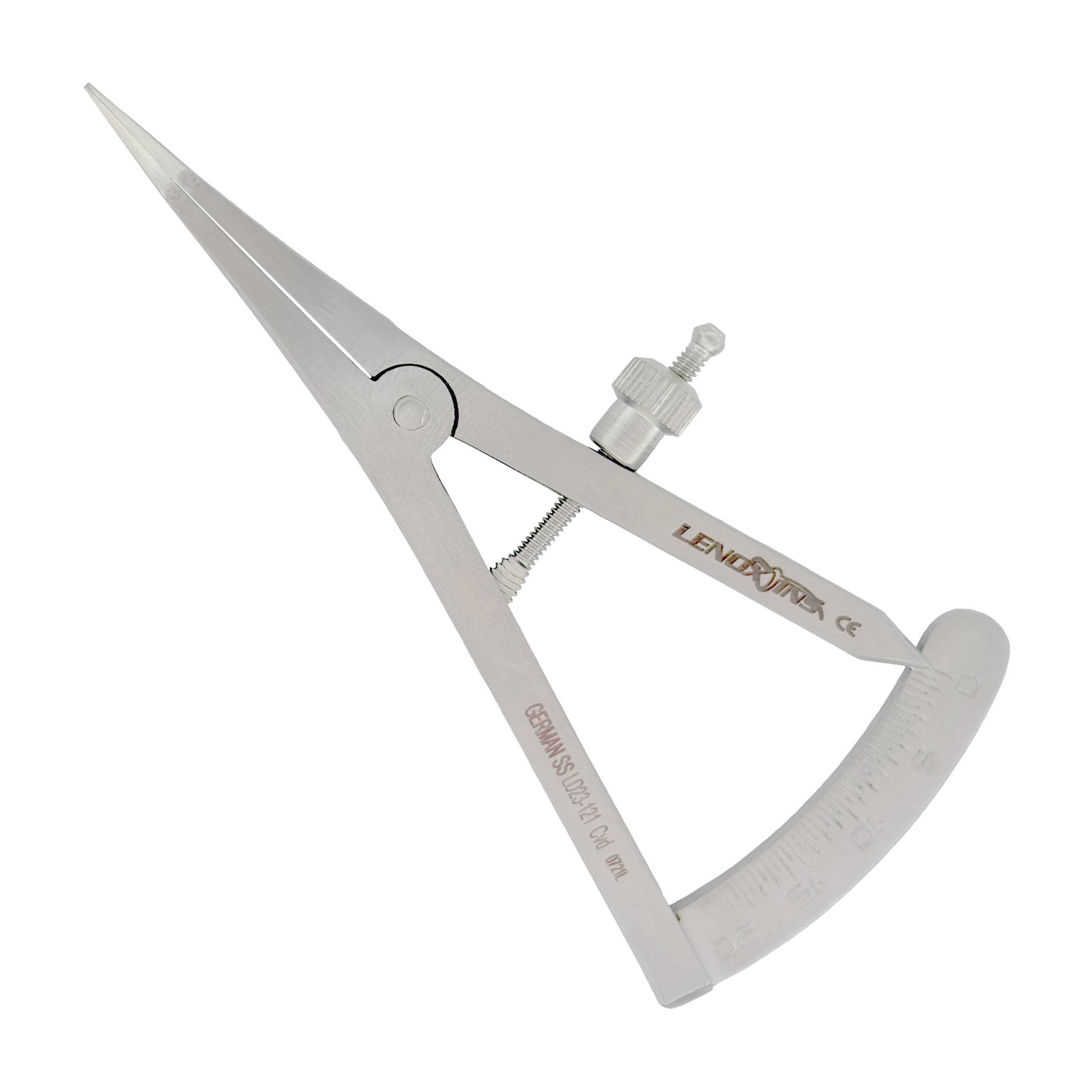 LD23-121 - Measuring Loop Curved 9cm.JPG Castroviejo Measuring Loop Curved 9cm - Image 1