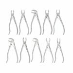 Extracting Forceps Set of 10 – Spring Mechanism